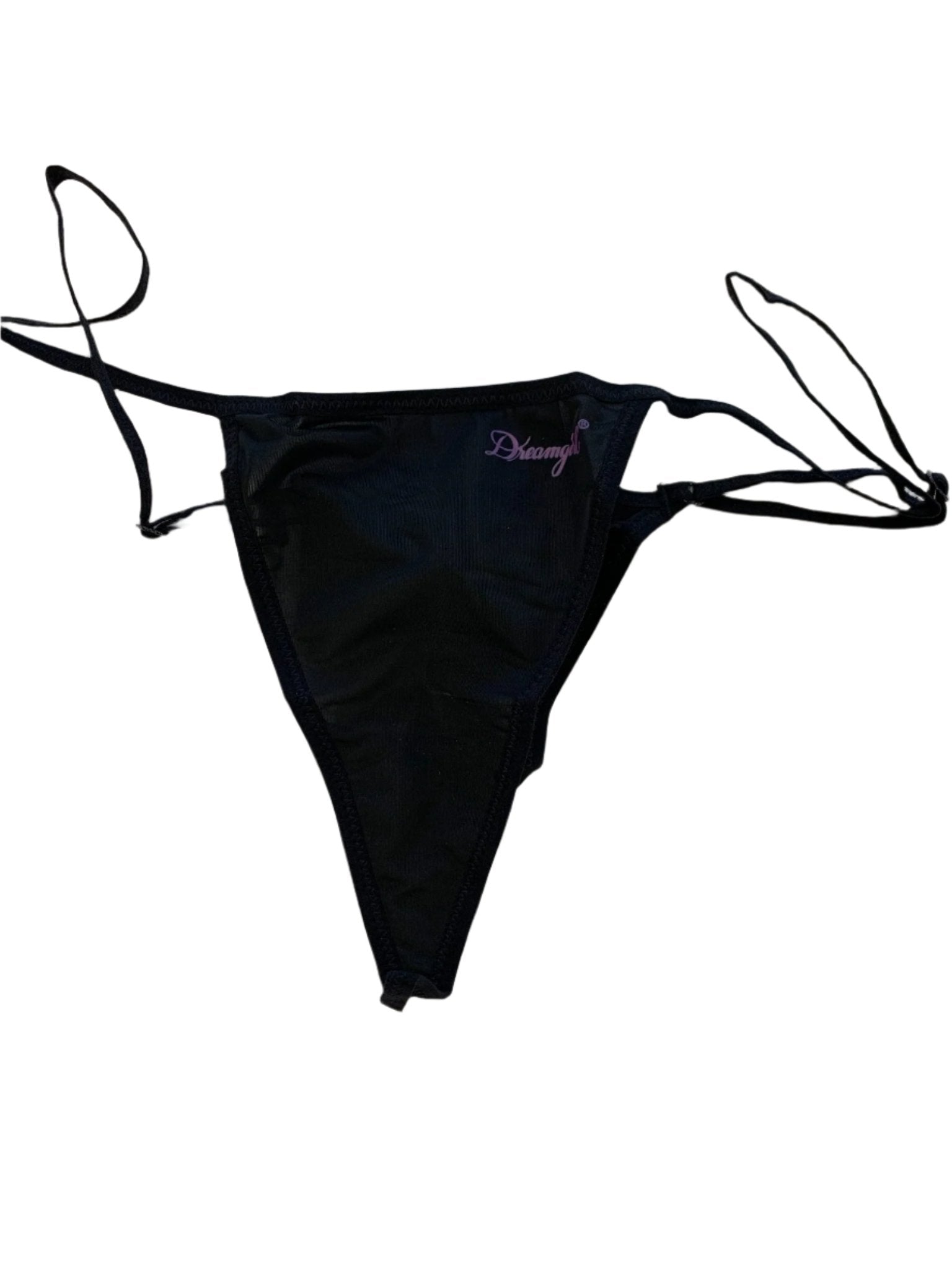 Canvas Thong Black