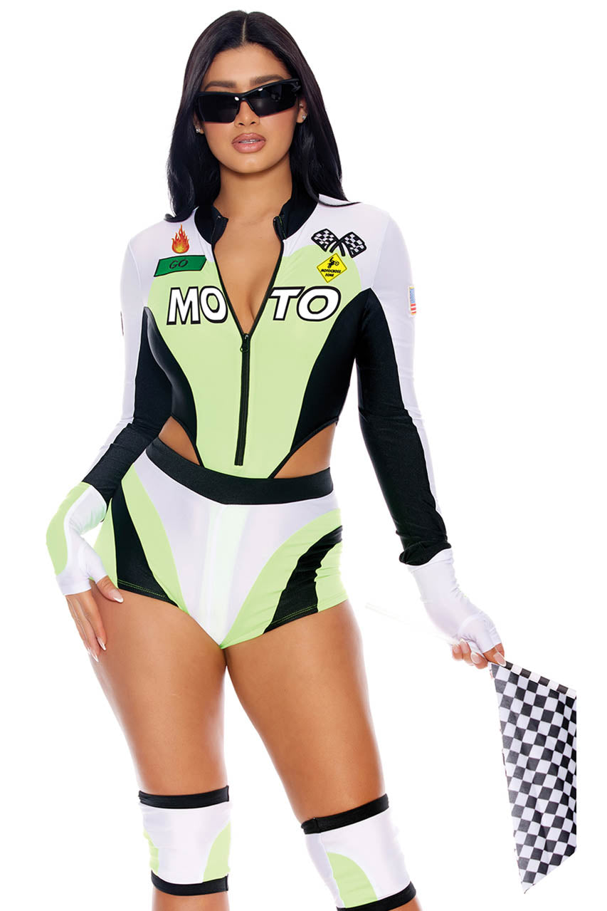 Green Light Go Sexy Motocross Racer Costume, Sexy Moto Racer Costume 3wishes.com Green Light Go Sexy Motocross Racer Costume, Sexy Moto Racer Costume 3wishes.com