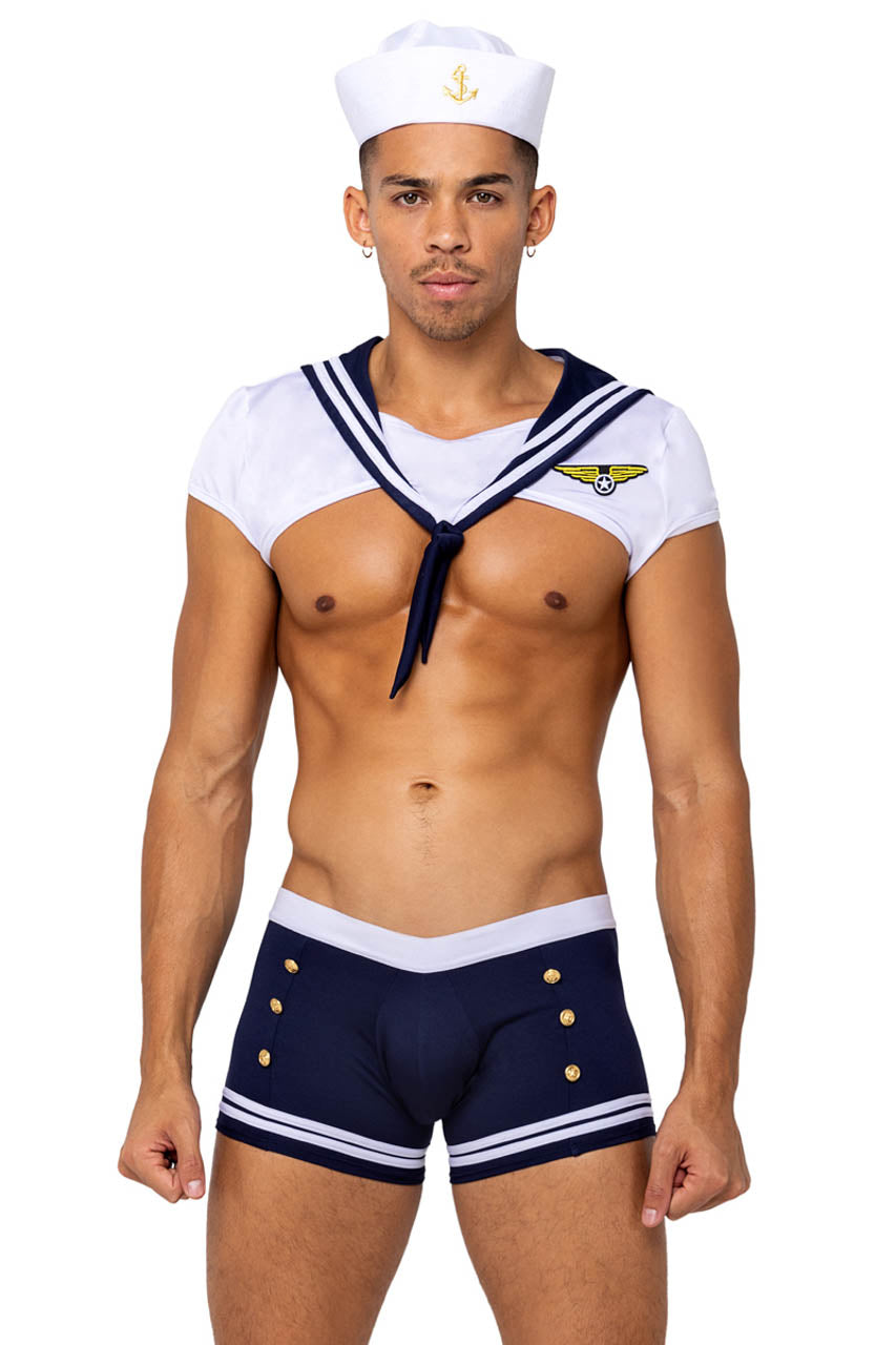 Mens Sailor Stud Costume, Mens Sexy Sailor Costume  3wishes.com