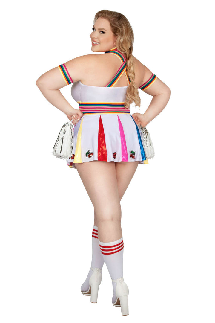 Plus Size Bomb Cherry Cheerleader Costume
