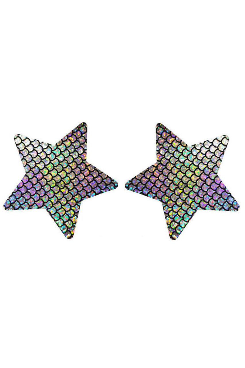 Fever Irridescent Mermaid Star Nipple Pasties