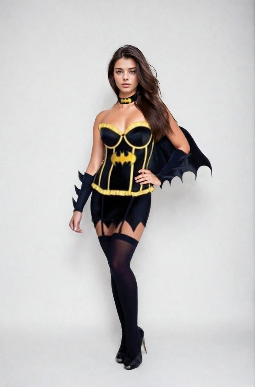 Sexy Corset Batgirl Costume - Extra Small Sexy Corset Batgirl Costume - Extra Small