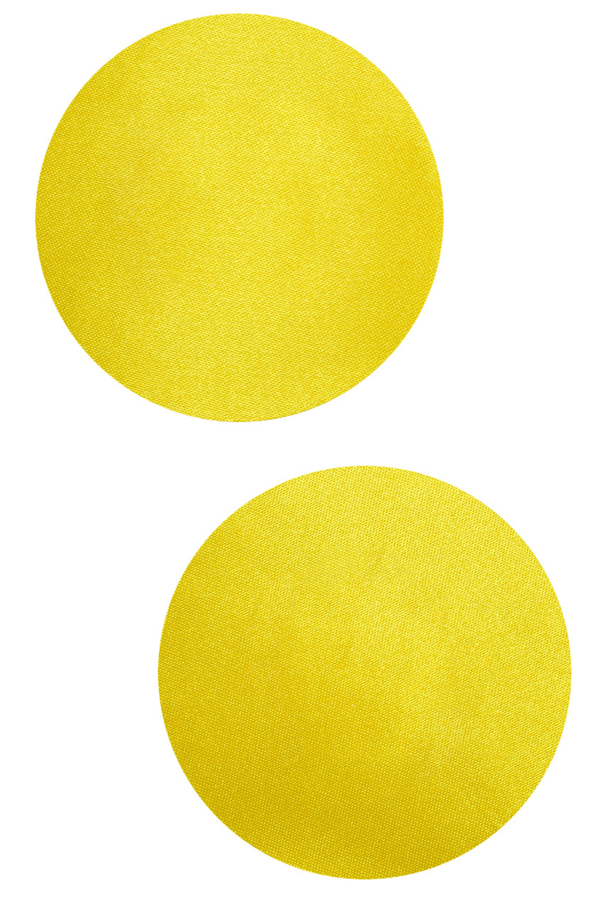 Yellow dot nipple pasties