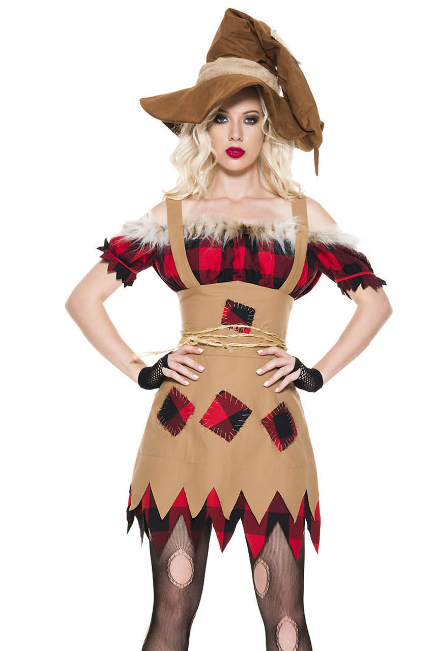 Sexy scarecrow costume, women's scarecrow costume
