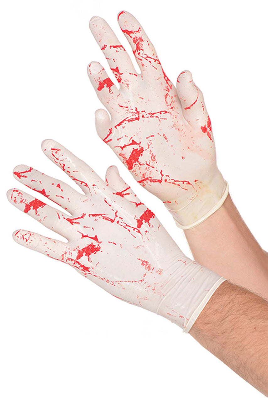 Halloween bloody gloves