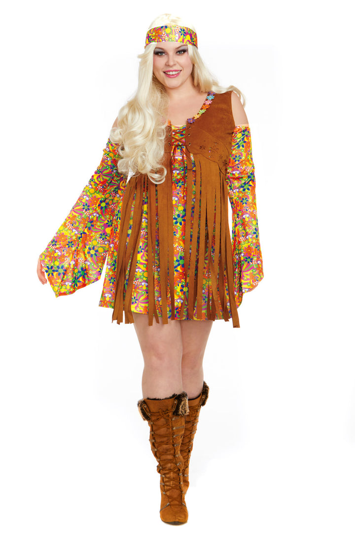 Plus Size Pure Hippie Costume