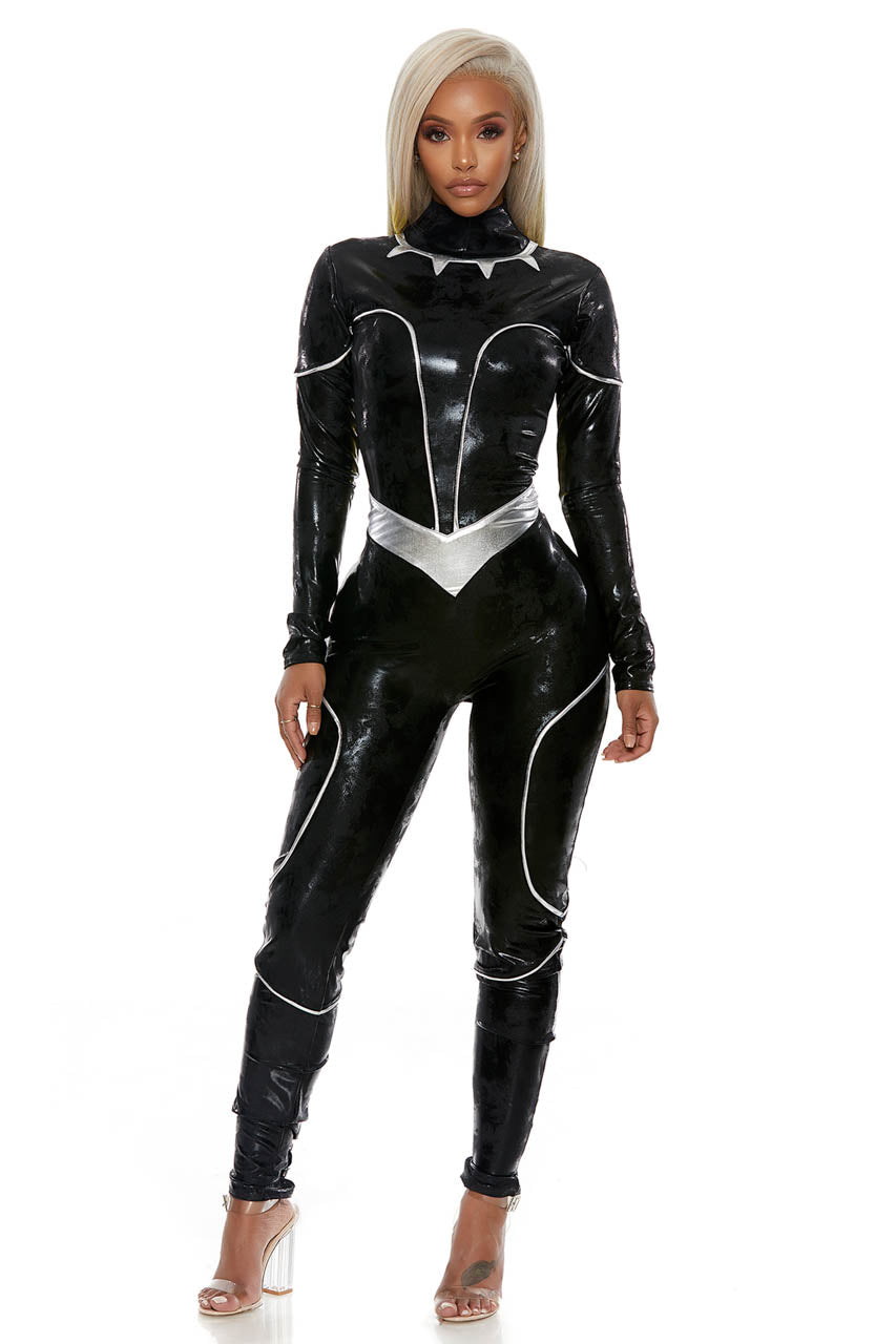 Adult Women's Panther Lady Costume main image 1