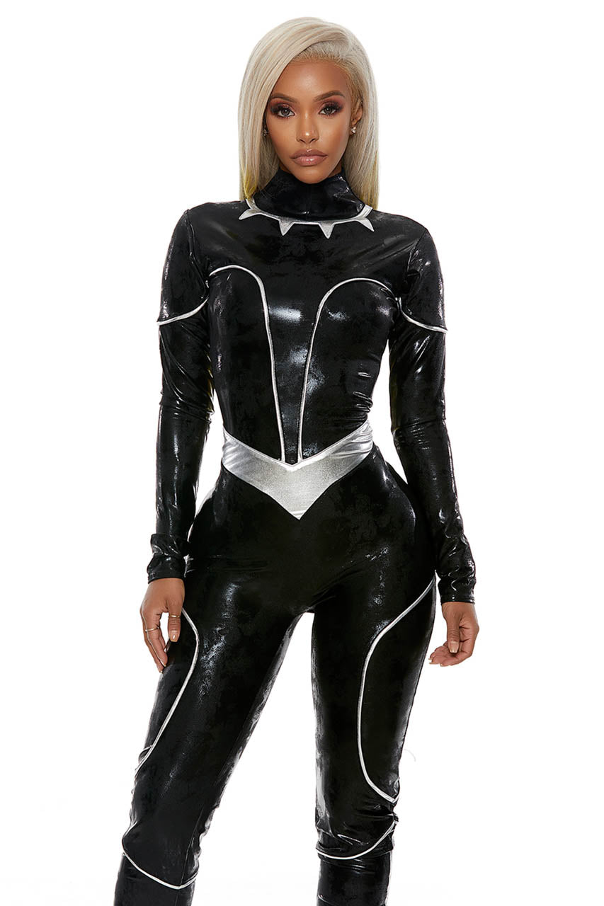 Plus Size Sexy Reigning Panther Costume