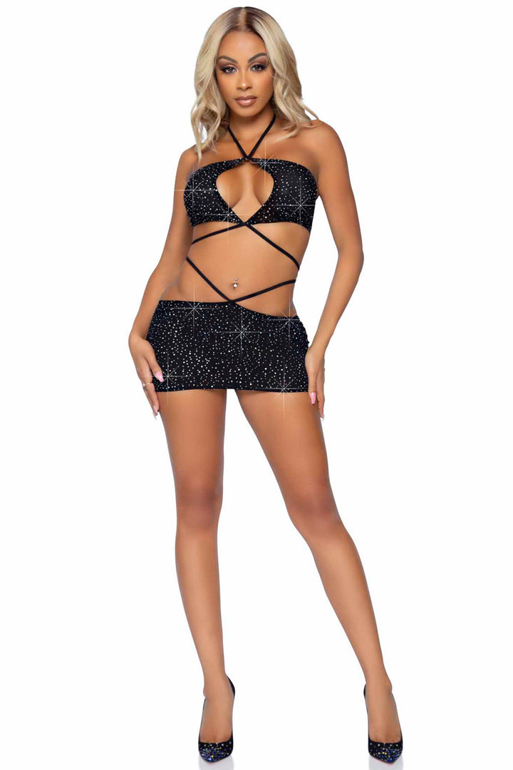 Passion Play Bandeau and Skirt Set