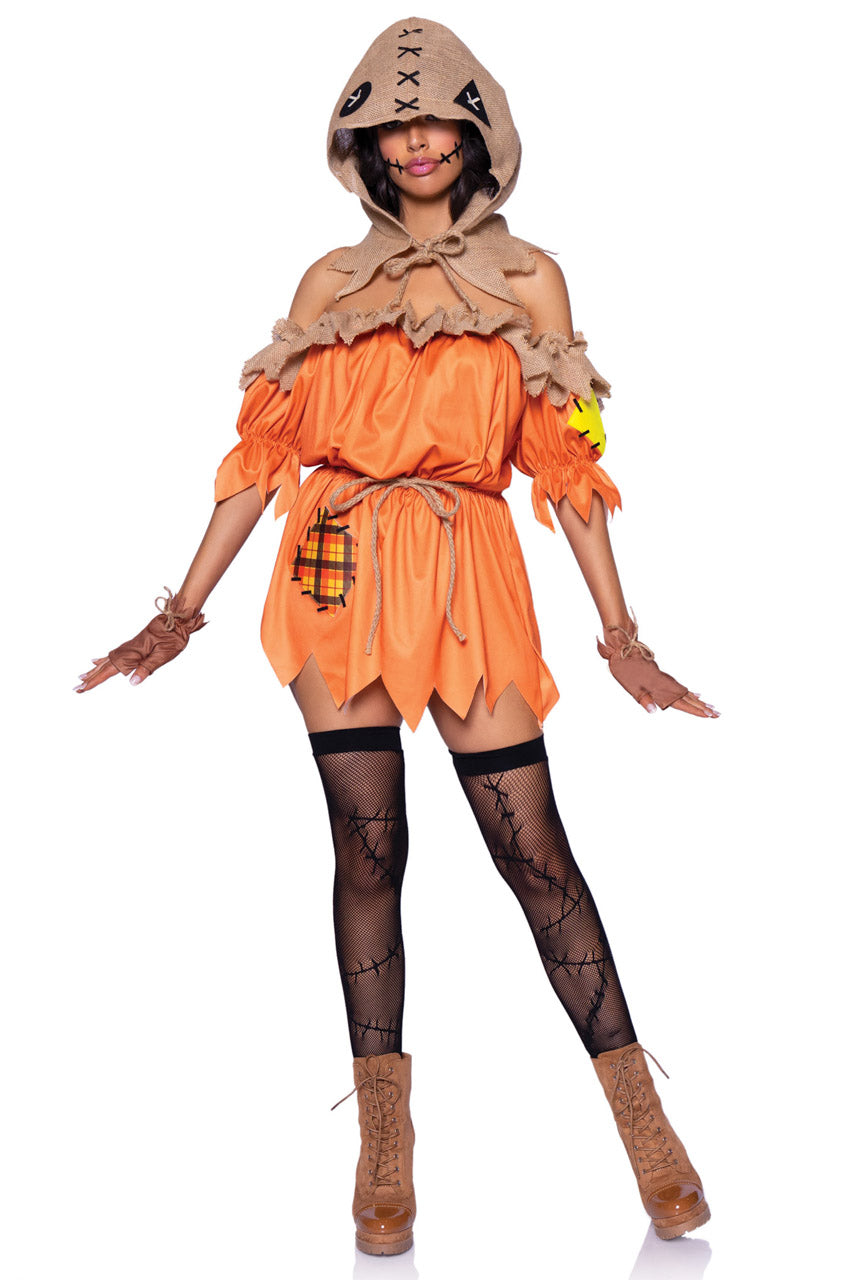 Spooky Halloween Trickster Costume, Scary Scarecrow Costume picture