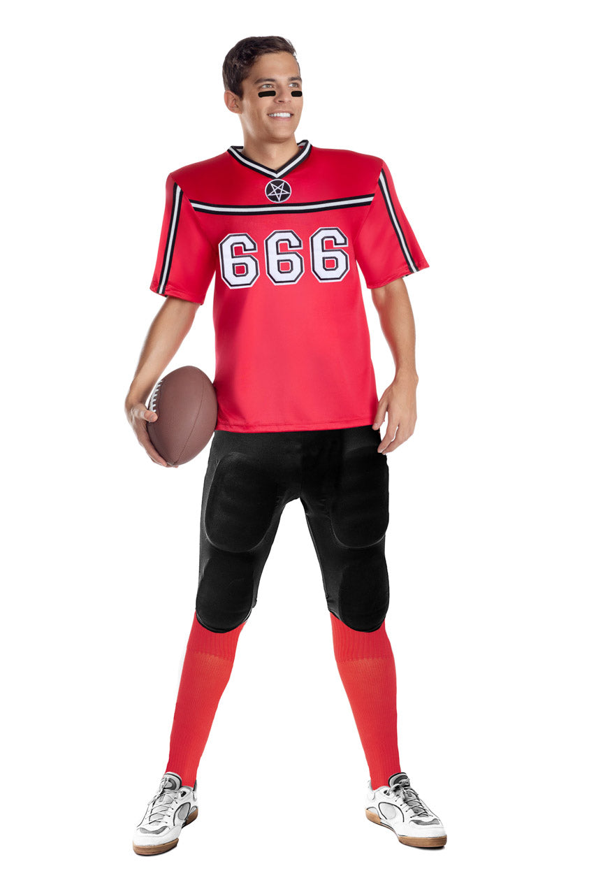 Men's Hellbent Football Player Costume
