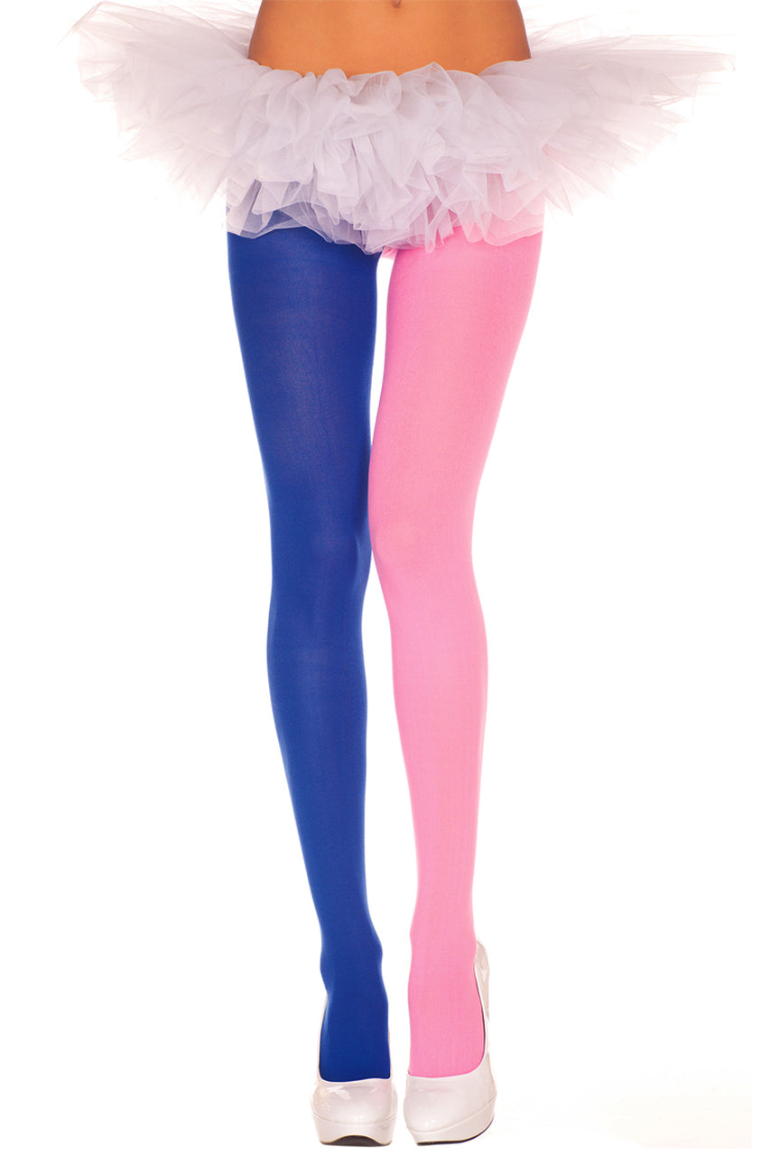 Get your just desserts in these Pink 'n' Blue Have-Cake-&-Eat-it-Too Opaque Tights!