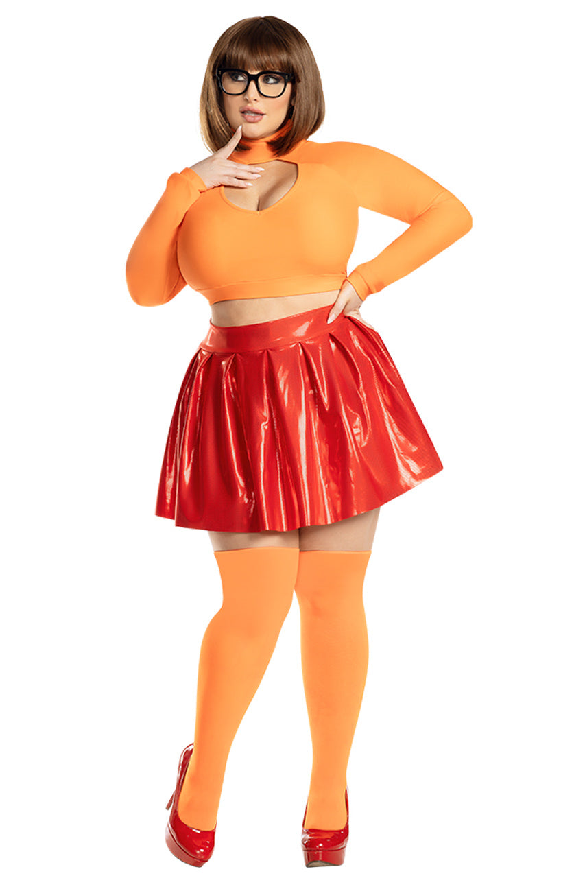 Plus Size Sexy Velma Costume, Plus Brainy Babe Costume, Plus Size Scoob  Costume –