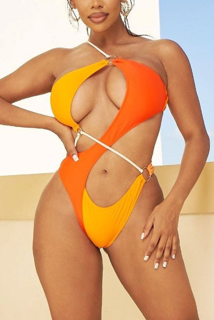 Orange Goddess Monokini