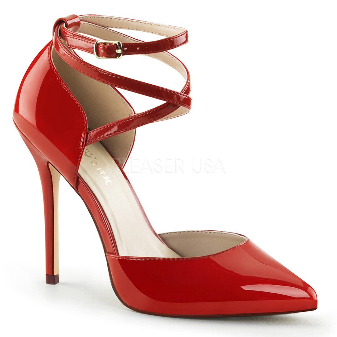 Women's red 5" stiletto shoes
