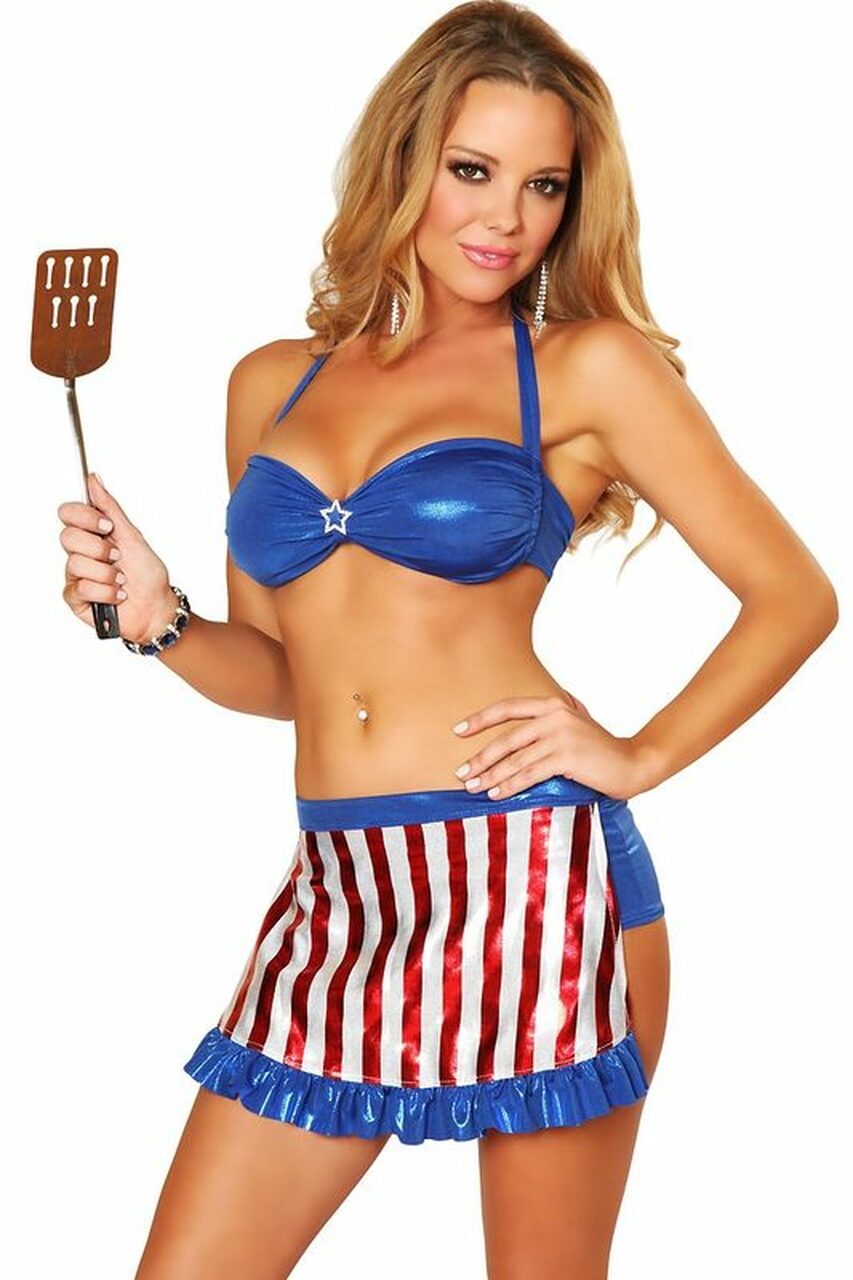 Freedom Flirt Sexy Apron Outfit, Fourth of July Outfit | 3WISHES.COM 3wishes.com Freedom Flirt Sexy Apron Outfit, Fourth of July Outfit | 3WISHES.COM 3wishes.com