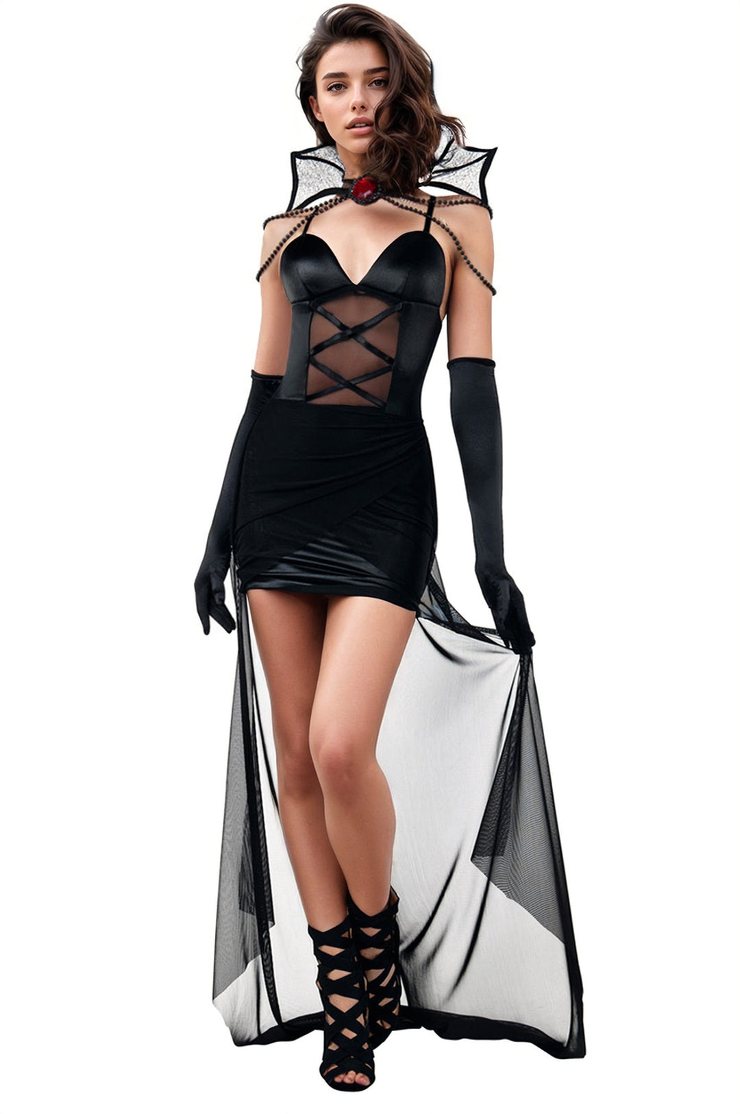 Glamorous Vamp Costume, Sexy Vamp Costume, Womens Vampire Halloween Costume 3wishes.com Glamorous Vamp Costume, Sexy Vamp Costume, Womens Vampire Halloween Costume 3wishes.com
