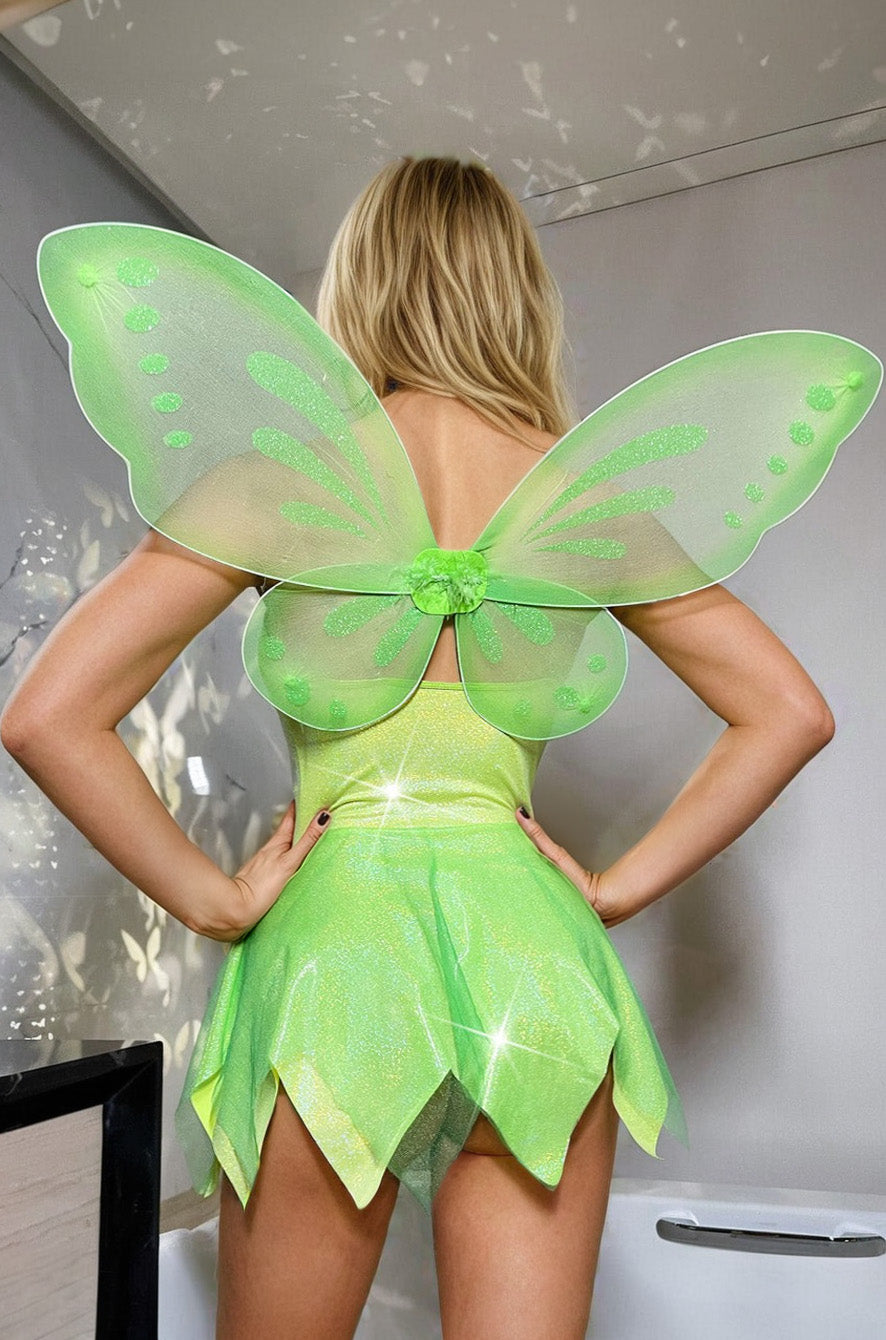 Sexy Tinkerbell Costume - Green / Small Sexy Tinkerbell Costume - Green / Small