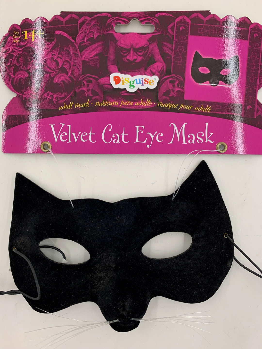 Black Velvet Cat Eye Mask