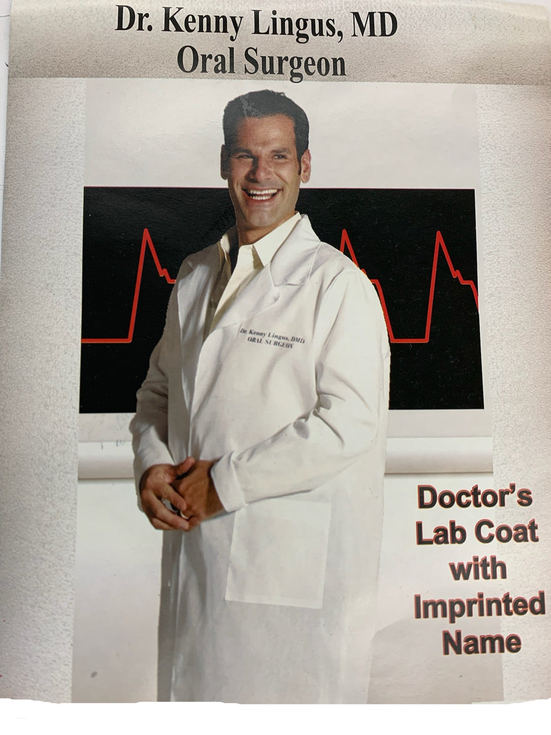 Dr. Kenny Lingus Lab Coat Costume