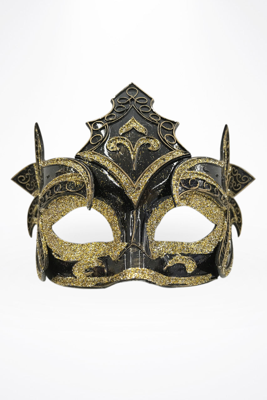Deluxe Metallic Mardi Gras Mask