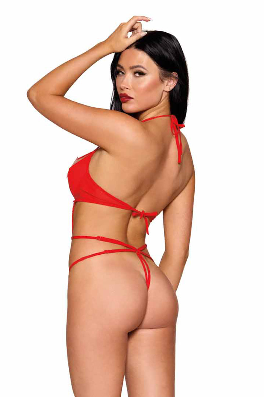 Rhinestone Heart Teddy