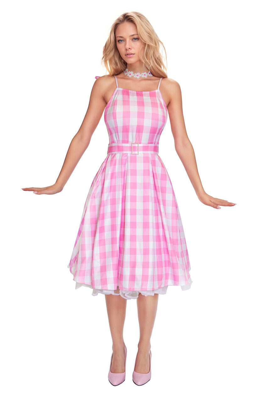 Plus Size Blue Gingham Costume