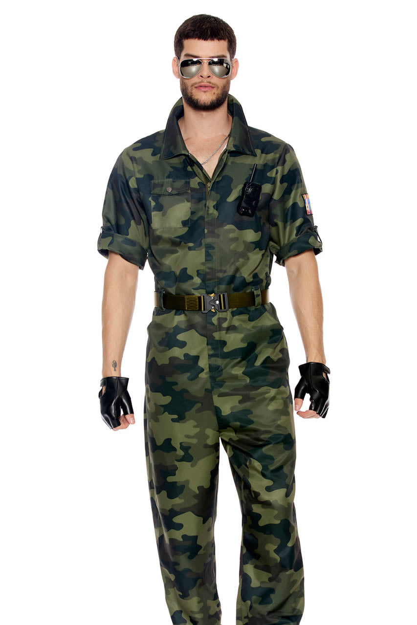 Men's Combat Ready Costume, Mens Military Costume