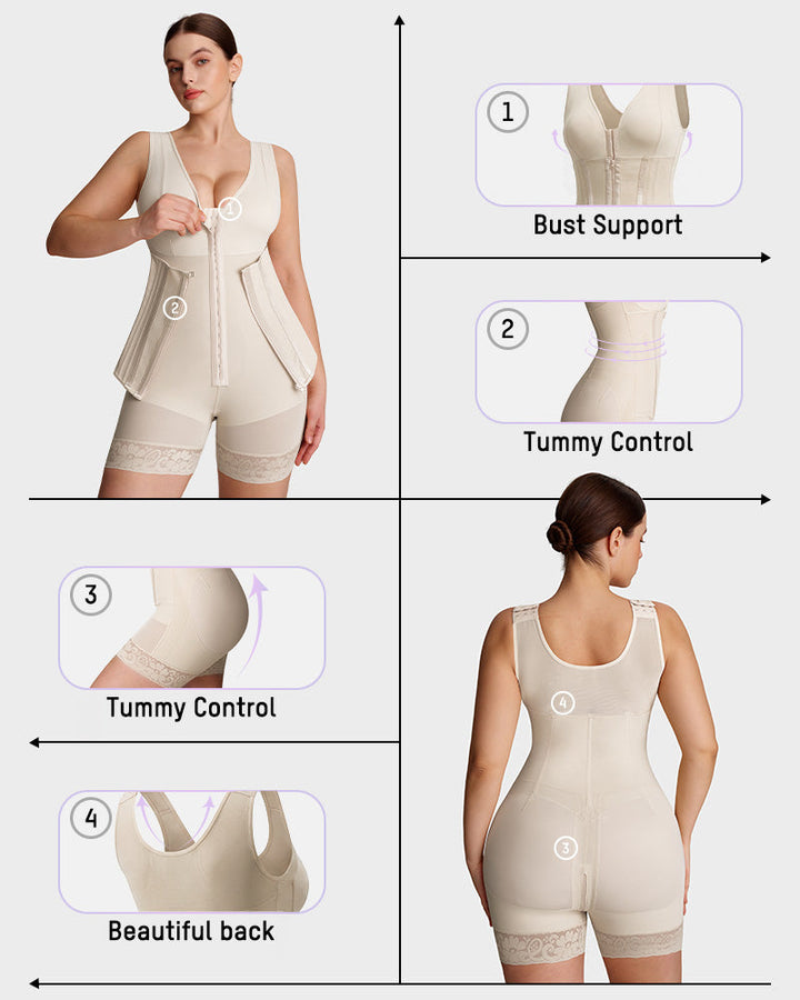 Fajas Colombianas Double Tummy Control Full Body Shapewear