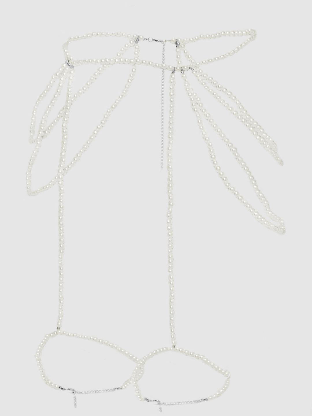 PEARL DRAPED GARTER