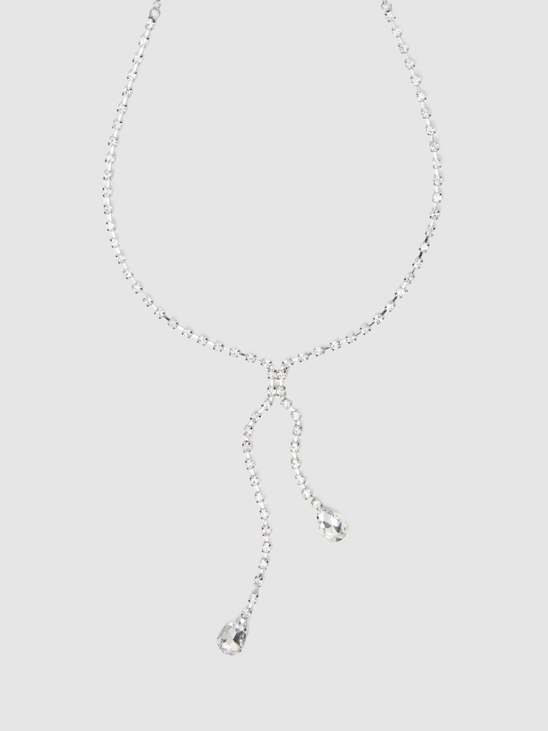 RHINESTONE DANGLE CLAMPS
