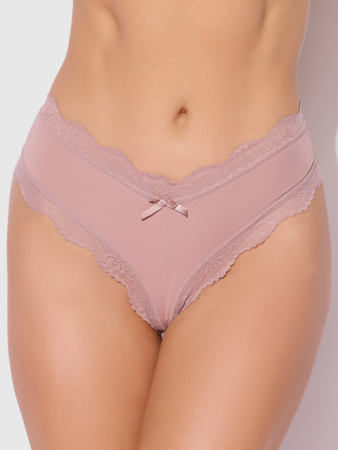 VERA MICRO &amp; LACE TRIM G-STRING