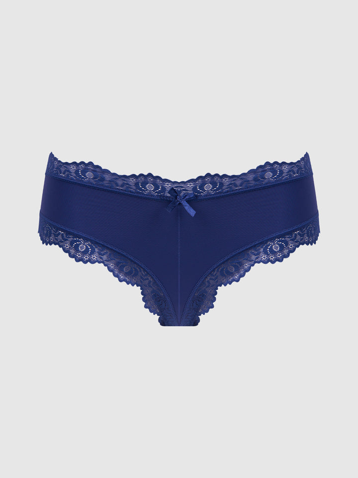 VERA MICRO &amp; LACE TRIM G-STRING