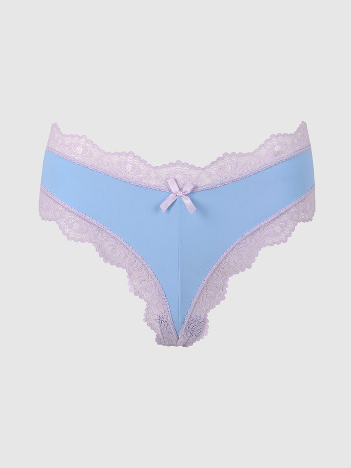 VERA MICRO &amp; LACE TRIM G-STRING
