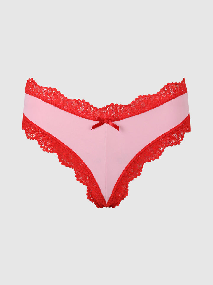 VERA MICRO &amp; LACE TRIM G-STRING