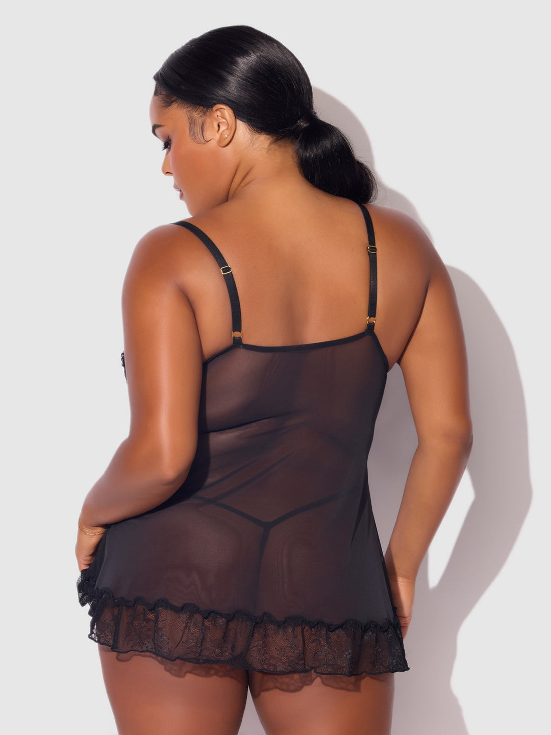 KIKI LACE BABYDOL &amp; G-STRING SET