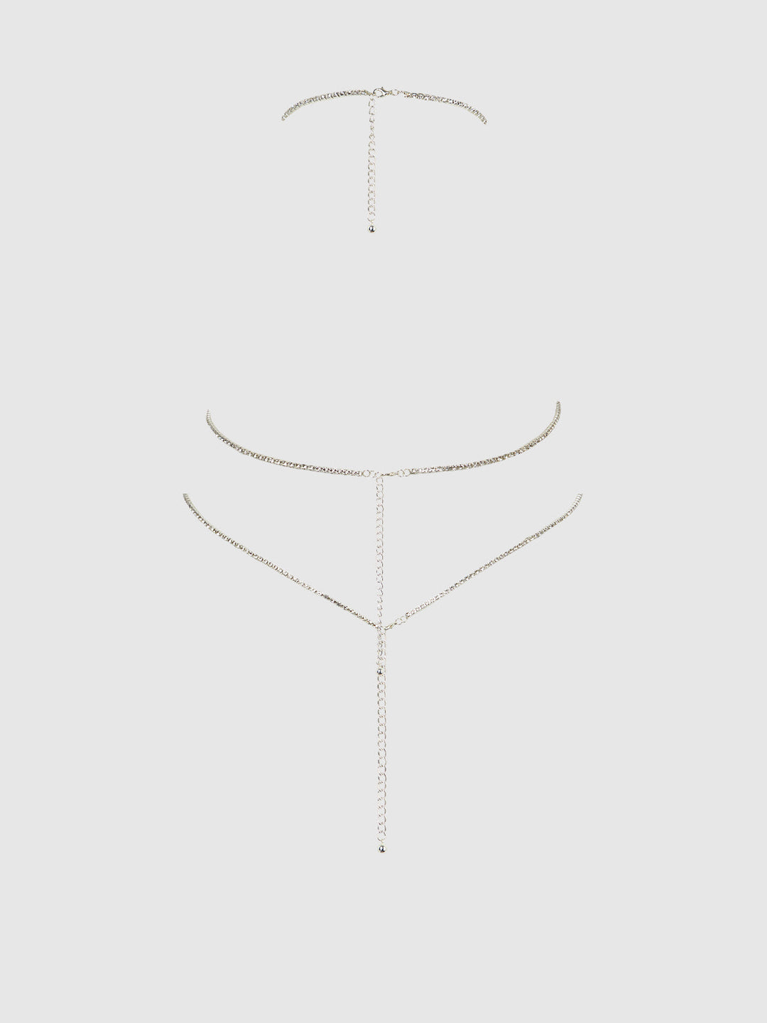 RHINESTONE PLUNGE CAMI