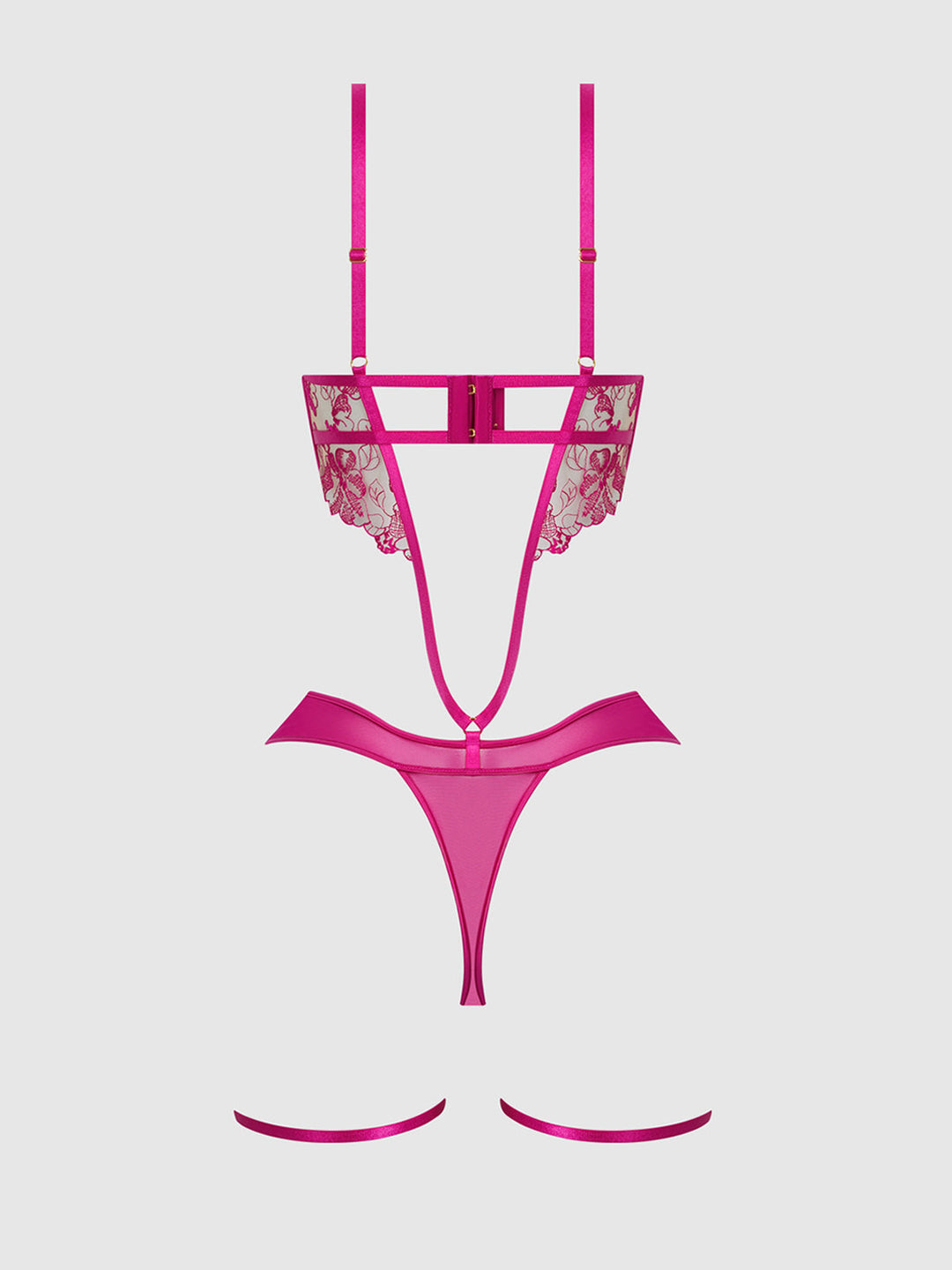 NOVA BLACKLIGHT LACE TEDDY