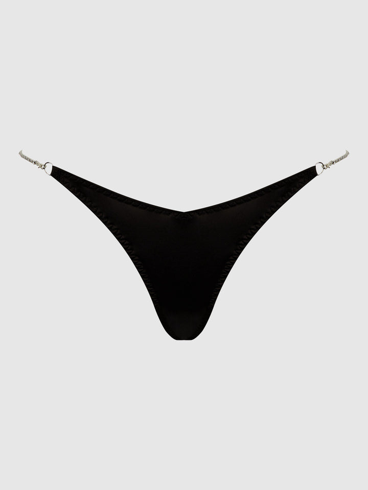 KRYSTAL RHINESTONE SIDE G-STRING