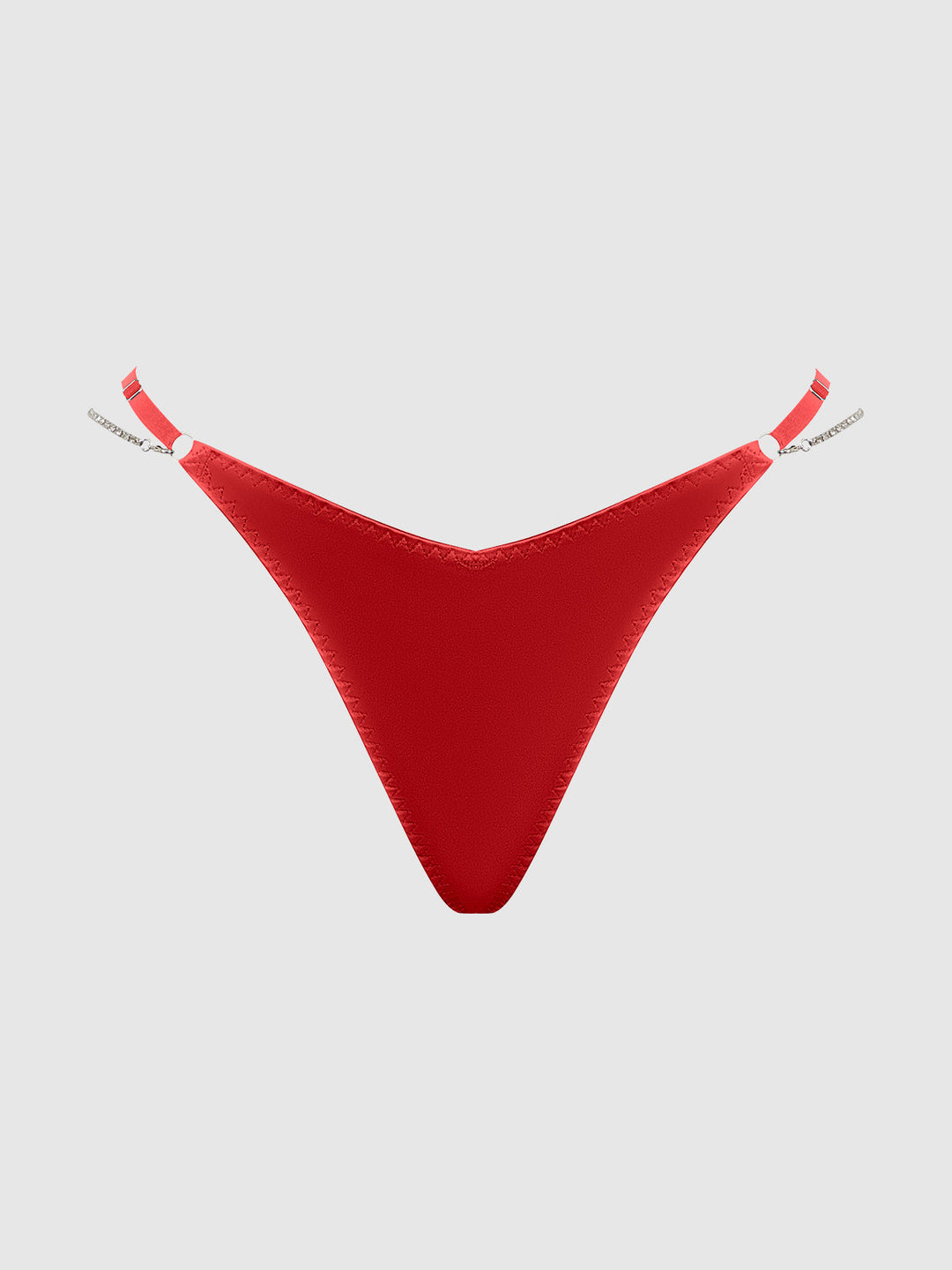 KRYSTAL RHINESTONE &amp; SIDE SLIDER THONG