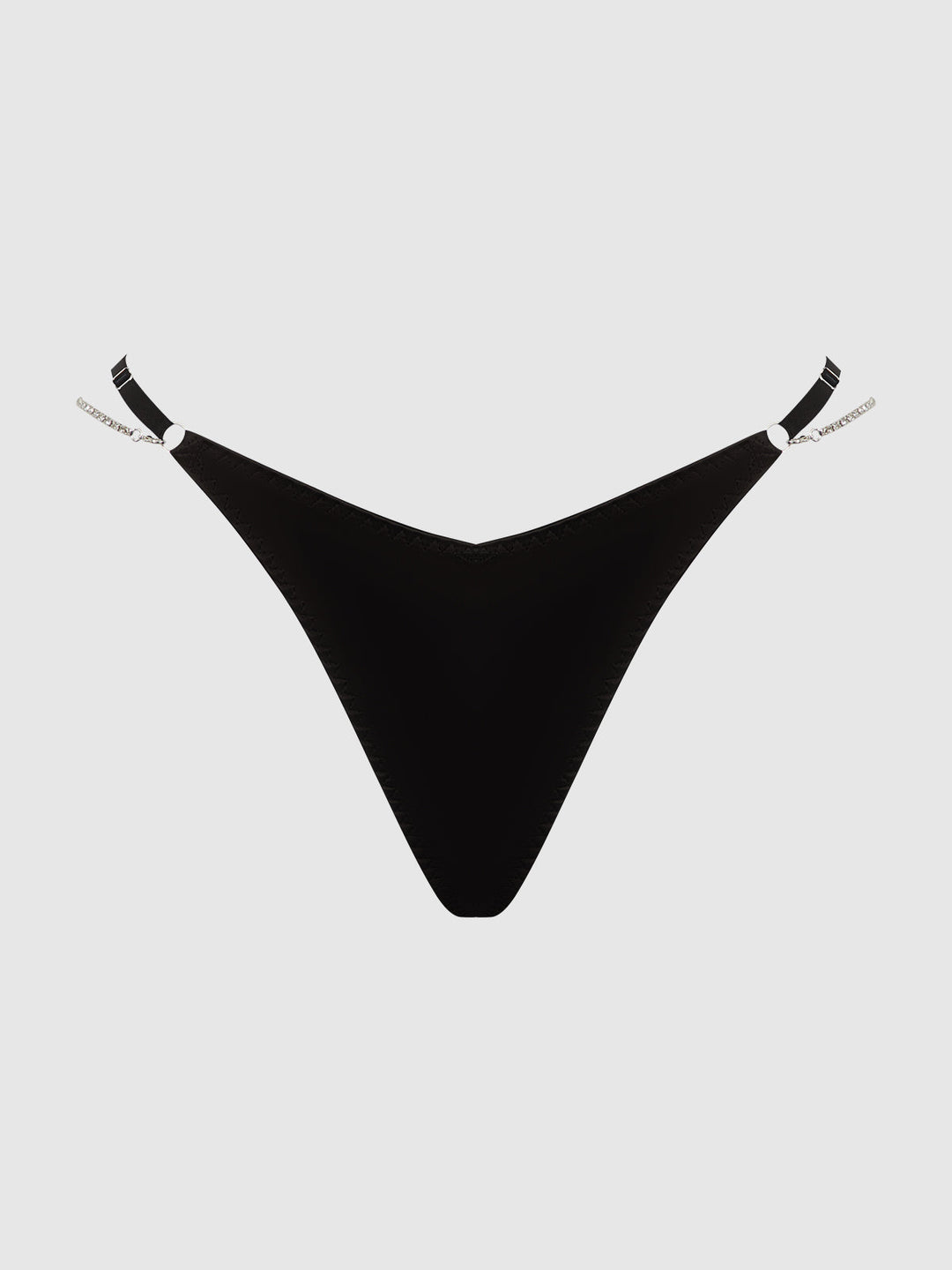 KRYSTAL RHINESTONE &amp; SIDE SLIDER THONG