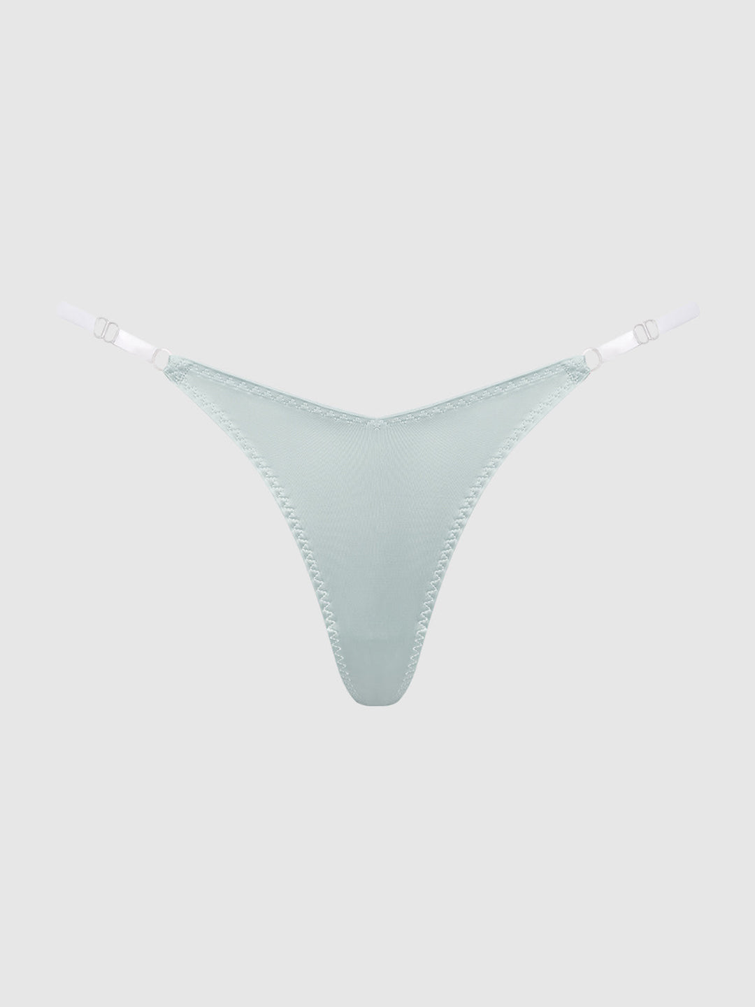 KRYSTAL CLEAR SIDE SLIDER THONG