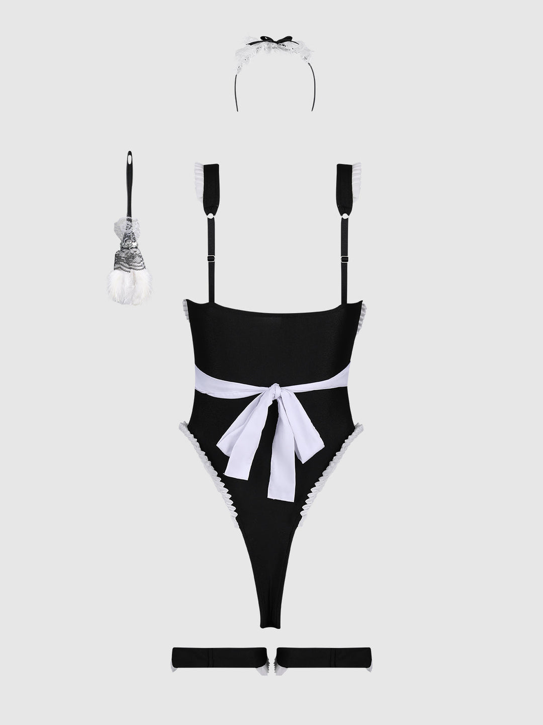 MAID TEDDY, APRON, HEADPIECE &amp; DUSTER