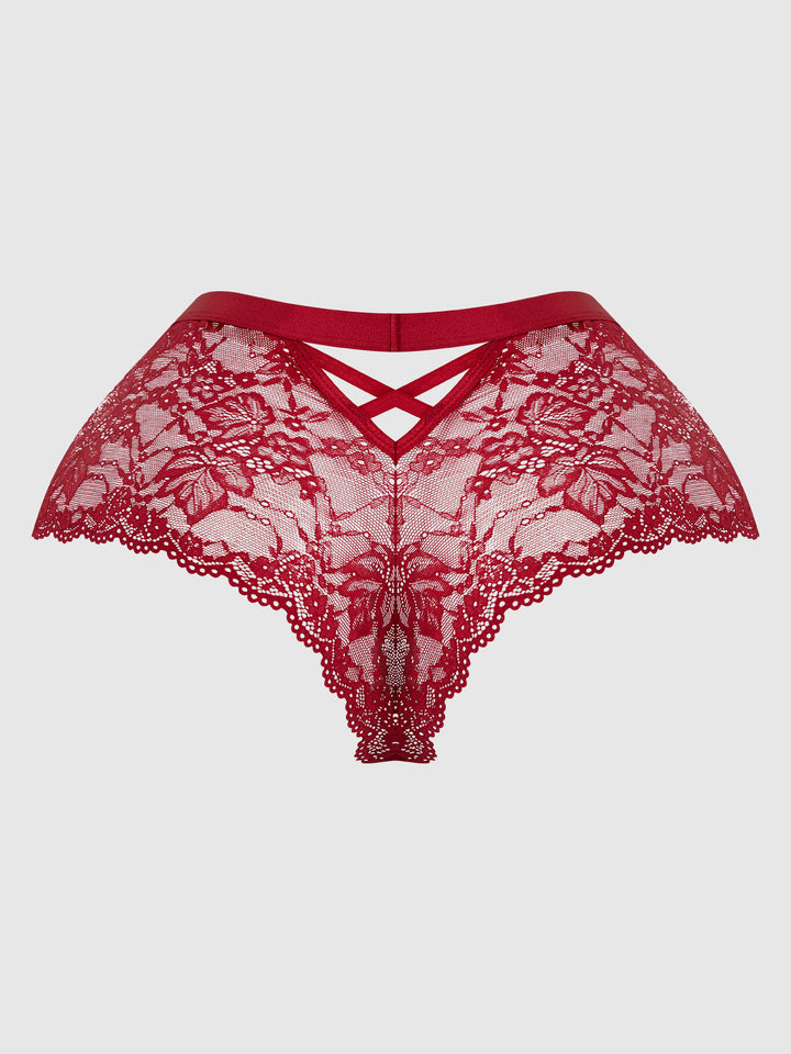 BELLA CRISS CROSS BACK LACE CHEEKY
