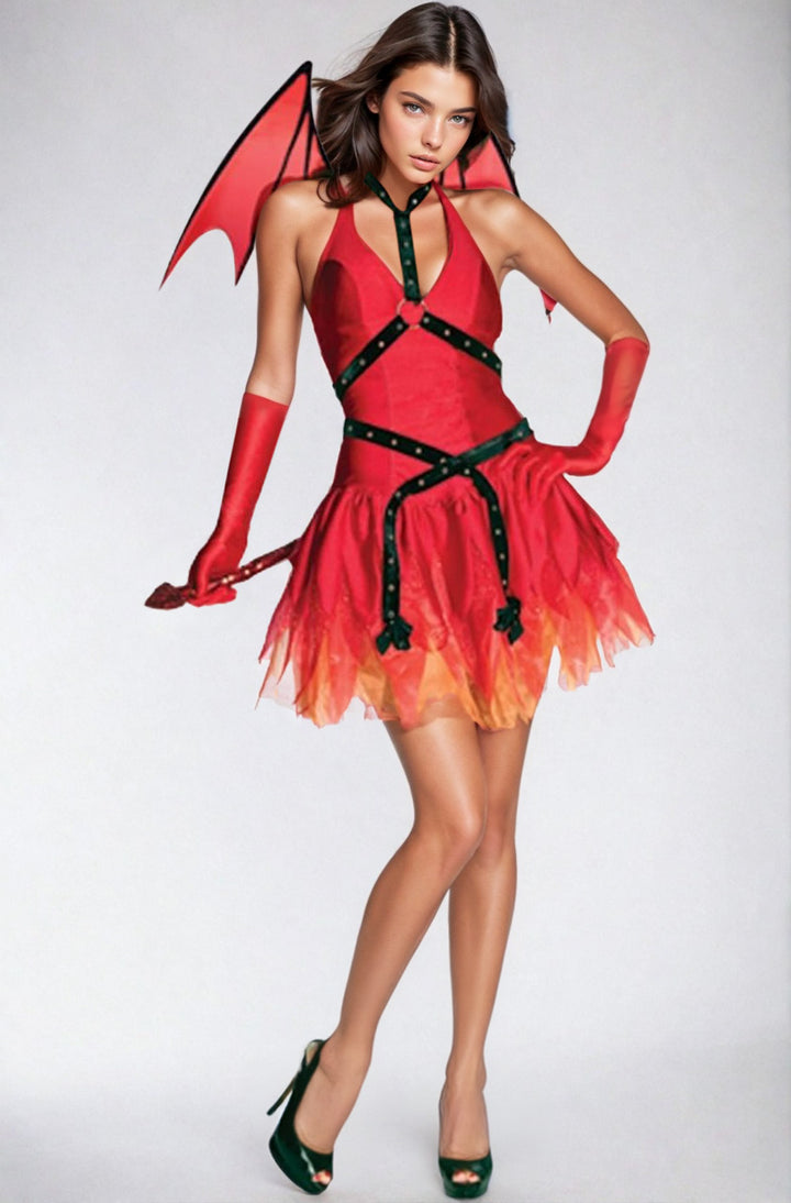 sexy nasty lingerie Evil Sexy Devil Demon Lingerie Costumes Halloween Roleplay outfits for  Girls and Women main image 1