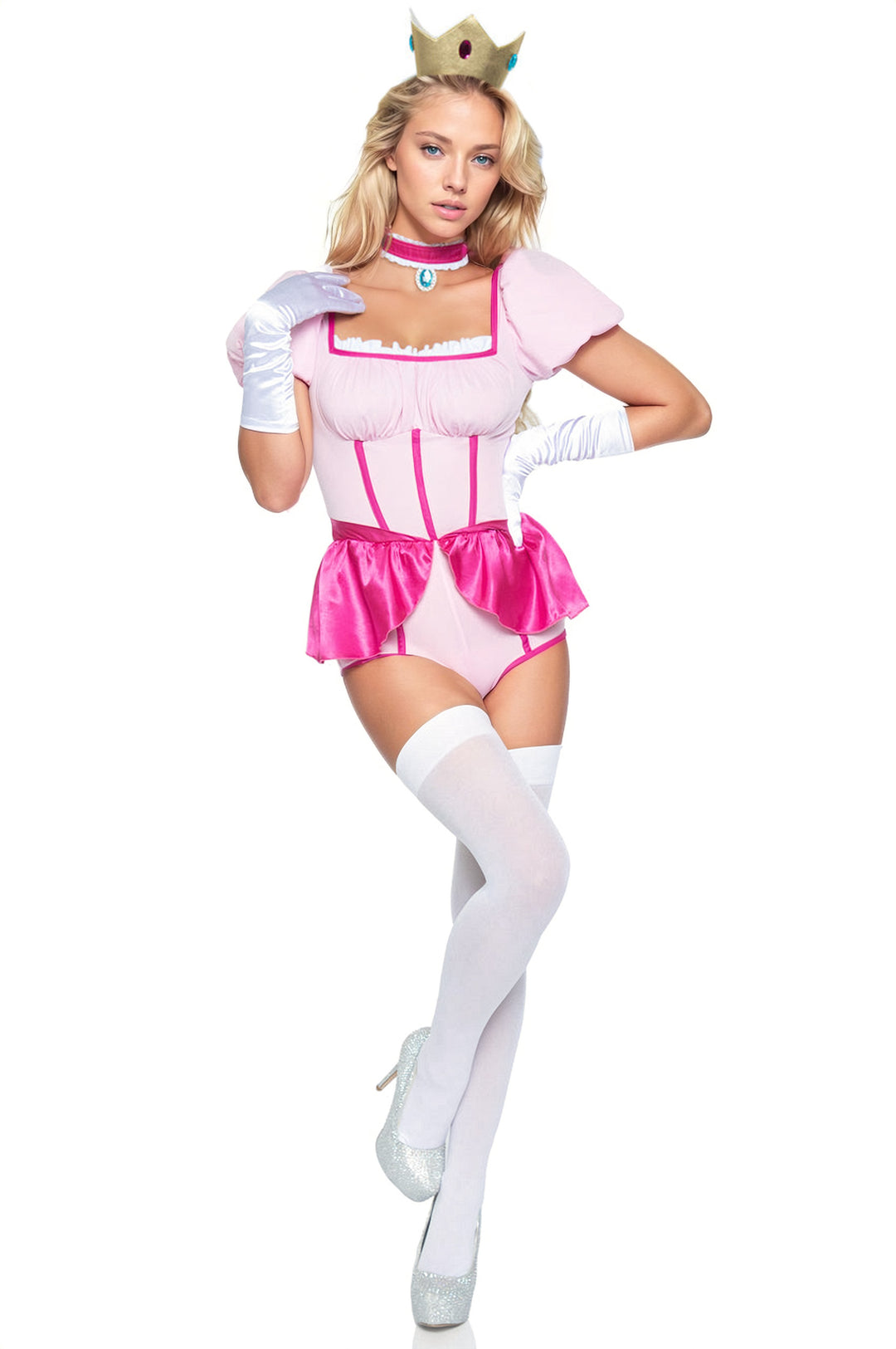 Princess Peach Costume: Sexy Pink Princess Costume 3wishes.com Princess Peach Costume: Sexy Pink Princess Costume 3wishes.com