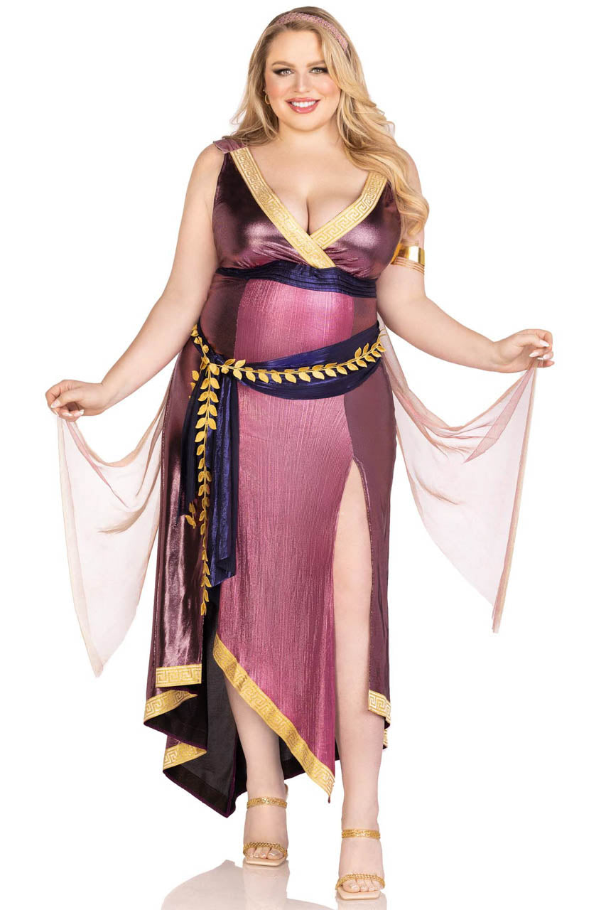 Plus Size Amethyst Goddess Costume