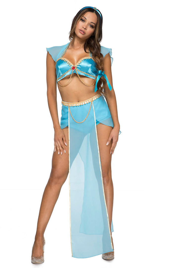Exotic Blue Princess Costume