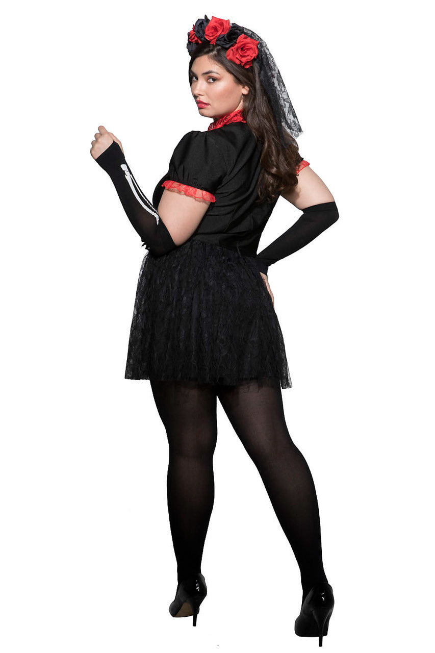 Plus Size Day Of The Dead Halloween Costume
