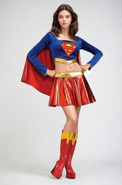 sexy supergirl lingerie Women Supergirl Sexy Cosplay Costume main image 1
